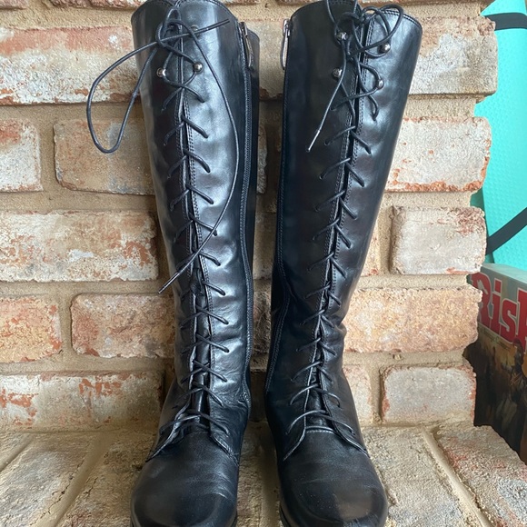 Le Ciel tall black riding boots - Picture 2 of 8